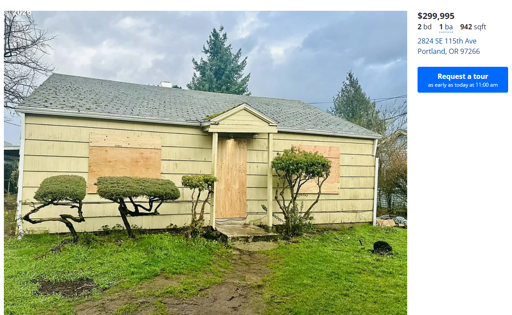 The worst home with the worst landscaping for $300k
