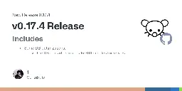 Release v0.17.4 Release · LemmyNet/lemmy