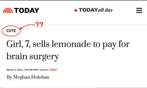 Girl, 7, sells lemonade to pay for brain surgery