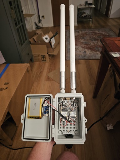 Meshtastic repeater build
