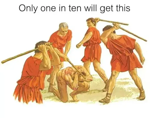 Only one in ten will get this